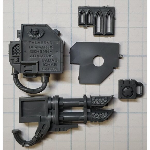 Games Workshop Other - Warhammer 40K Space Marine Bits Venerable Dreadnought Engraved Lascannon W/Arm